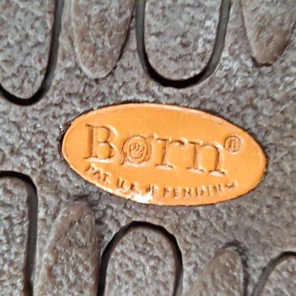 BORN Brown Mary Jane Leather Flat Shoe‎ size US 10/ EUR 42 Thick Gummy Sole - Picture 5 of 11